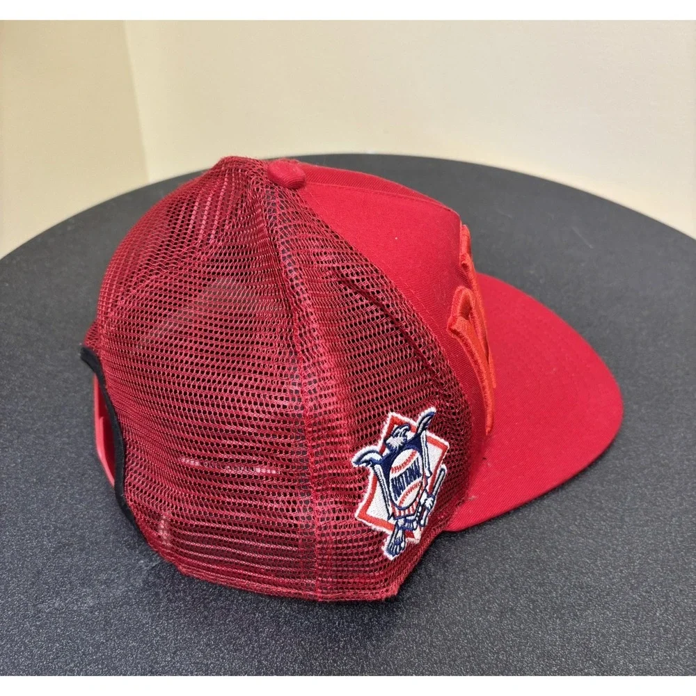 New Era 59Fifty Cincinnati Reds MLB‎ fitted red spell out logo snapback hat red